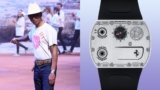 Pharrell Wore the World’s Thinnest Watch at His Latest Louis Vuitton Show